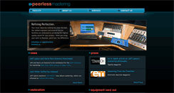 Desktop Screenshot of peerlessmastering.com